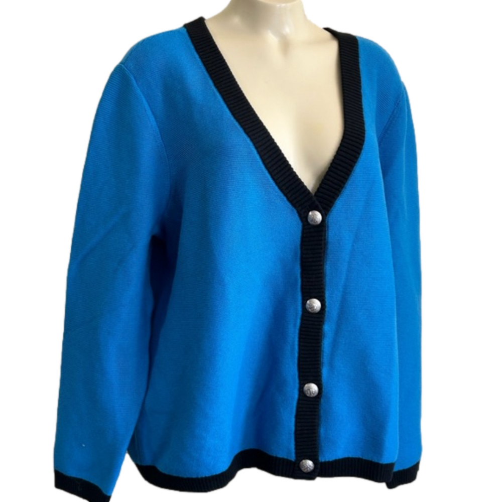 TALBOTS V NECK CARDIGAN 2X NWT